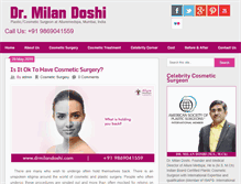 Tablet Screenshot of drmilandoshi.com